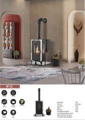 Fanus FP100 Hybrid Pelet ve Odun Sobası