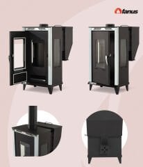 Fanus FP100 Hybrid Pelet ve Odun Sobası